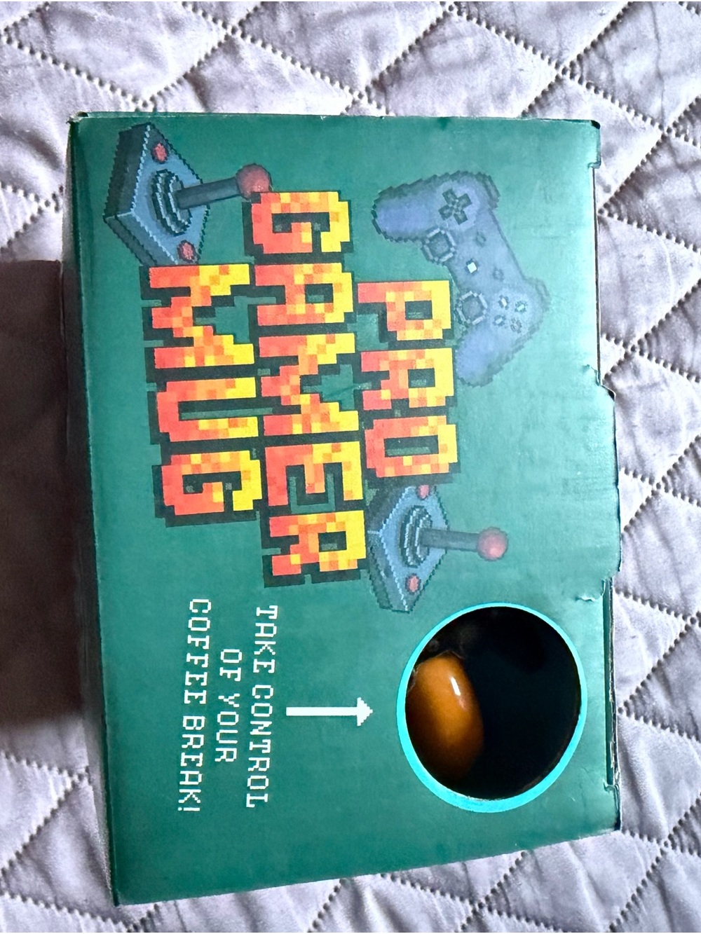 Retro Gamer Mug with Green Controller Graphics